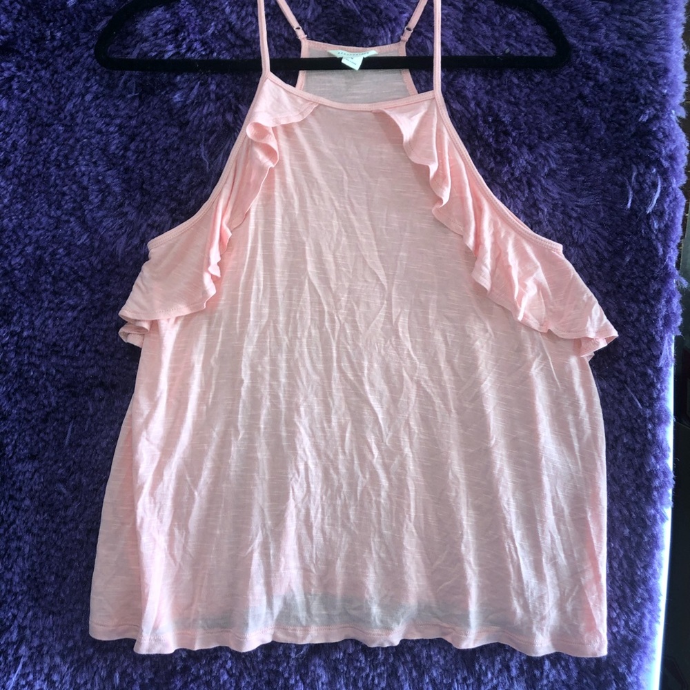 Light Pink halter neck tank top